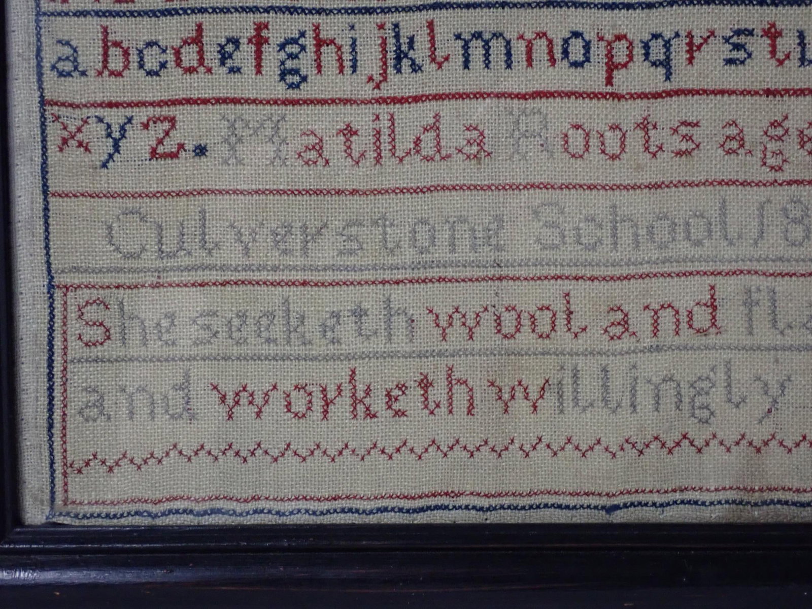 1888 Matilda Roots Sampler - 4