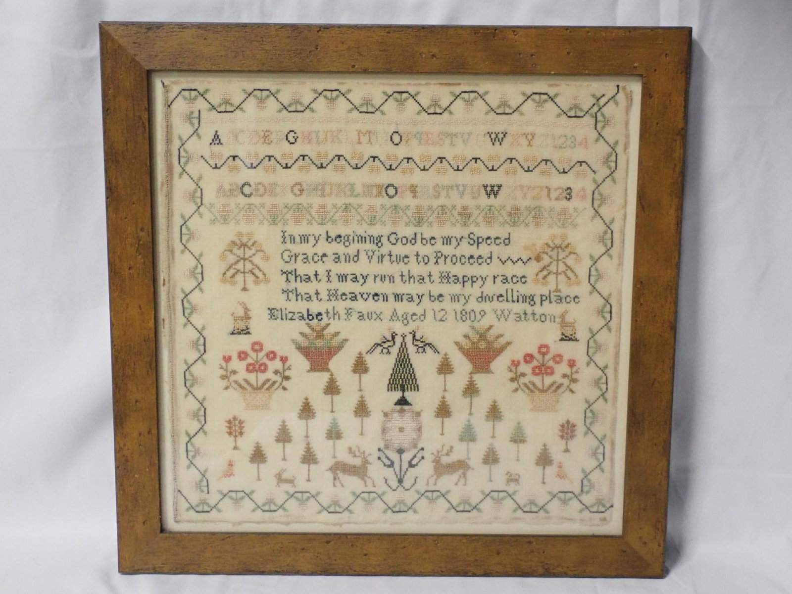 1809 Elizabeth Faux Sampler (1 of 5)
