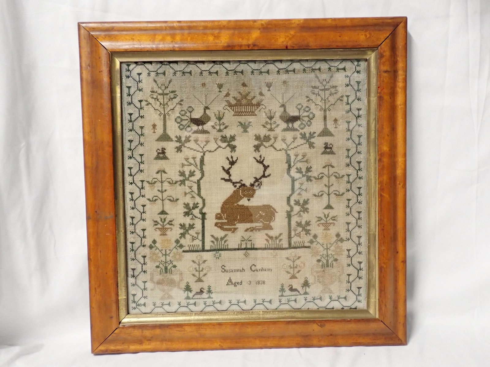 1838 Susannah Canham Sampler - 2