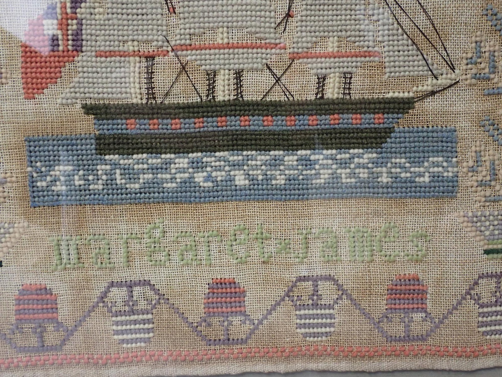 Margaret James Sampler - 6