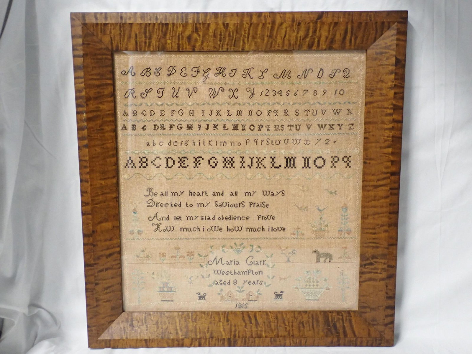 1815 Maria Clark Sampler - 2