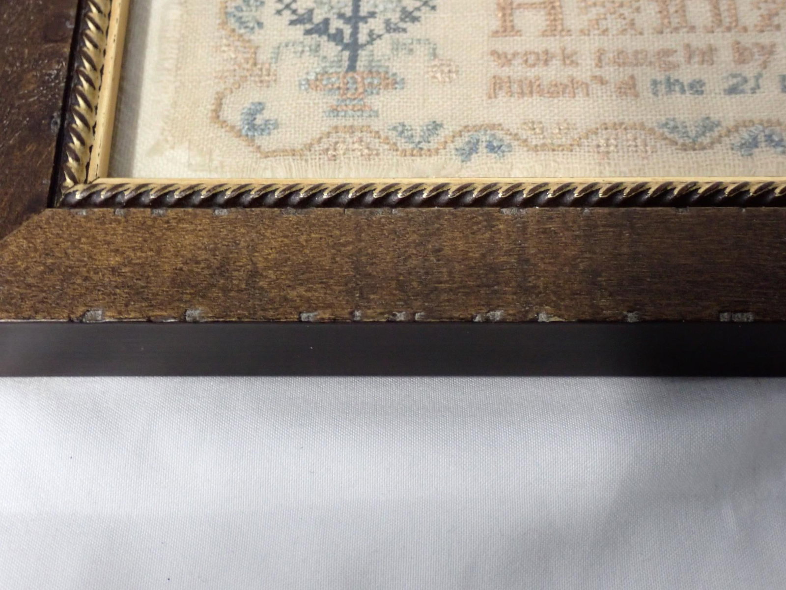 1757 Hannah Hodgson Sampler - 6