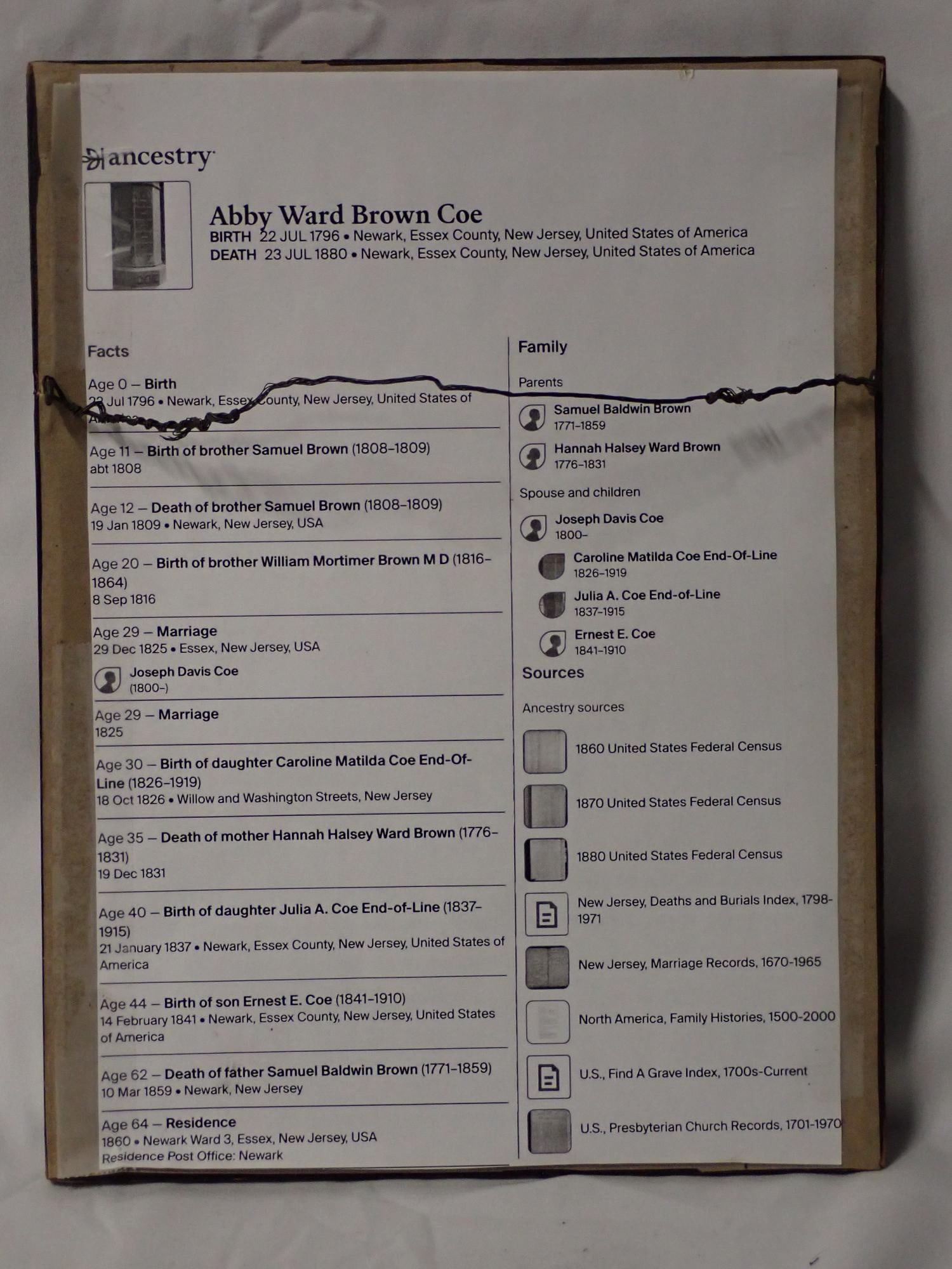 1808 Abby W. Brown sampler - 6