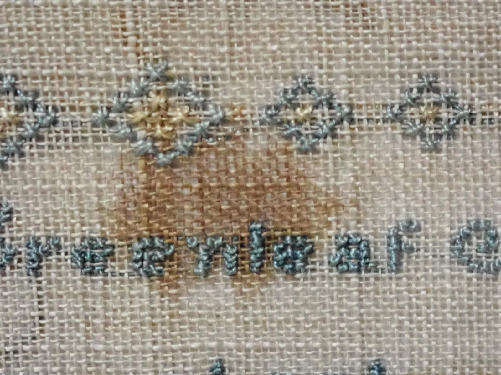 1821 Sarah A, Greenleaf sampler - 5