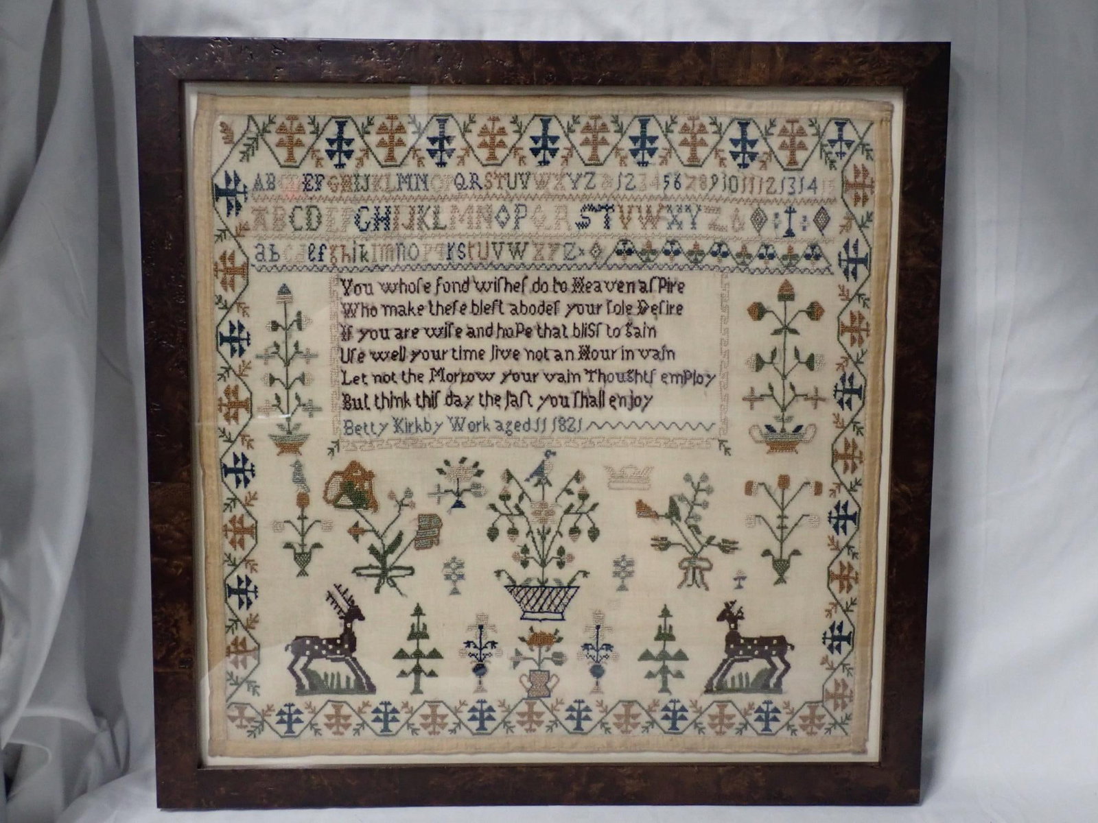 1821 Betty Kirby sampler (1 of 6)