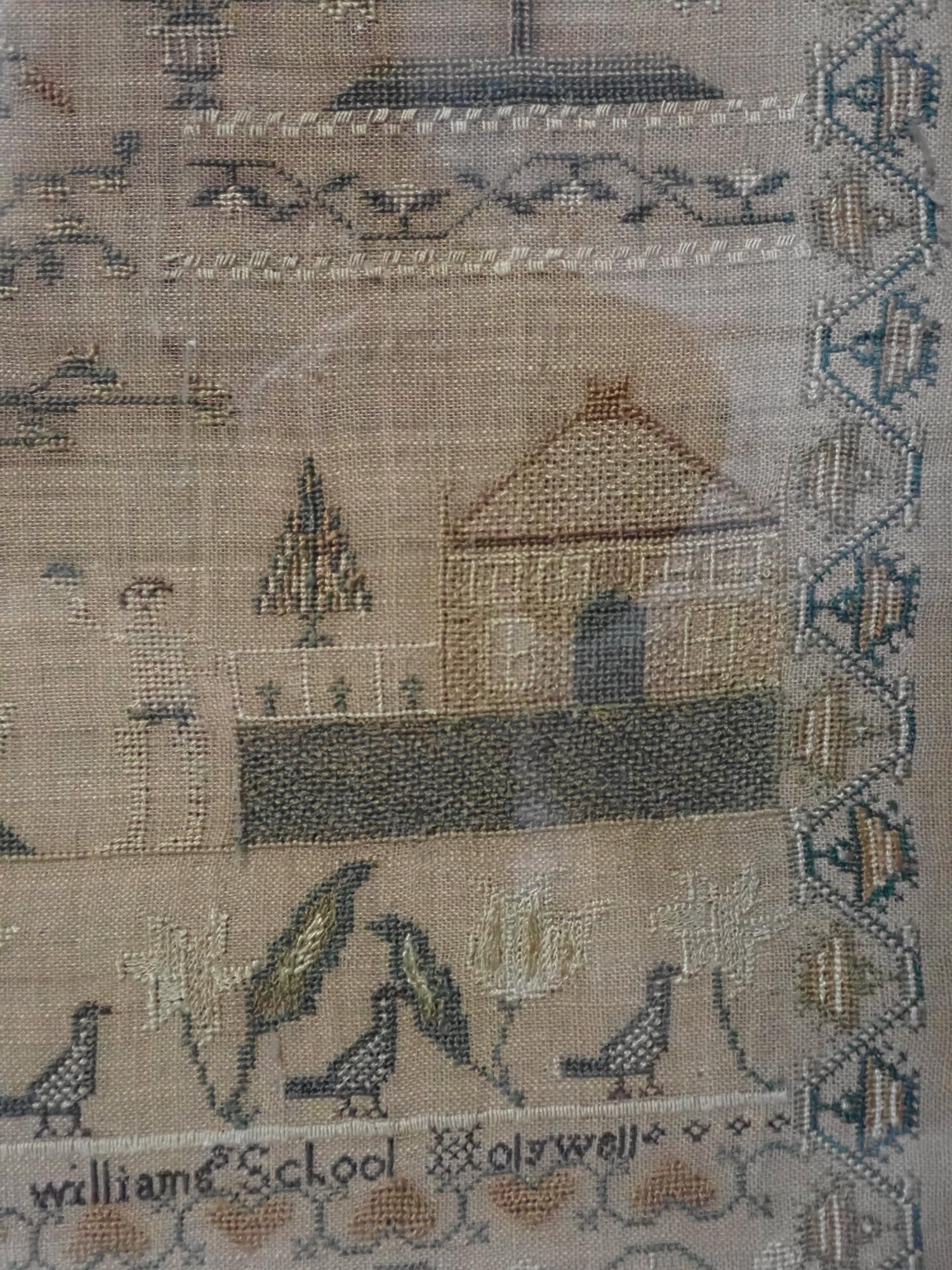 1820 Jane Davies (?) sampler - 4