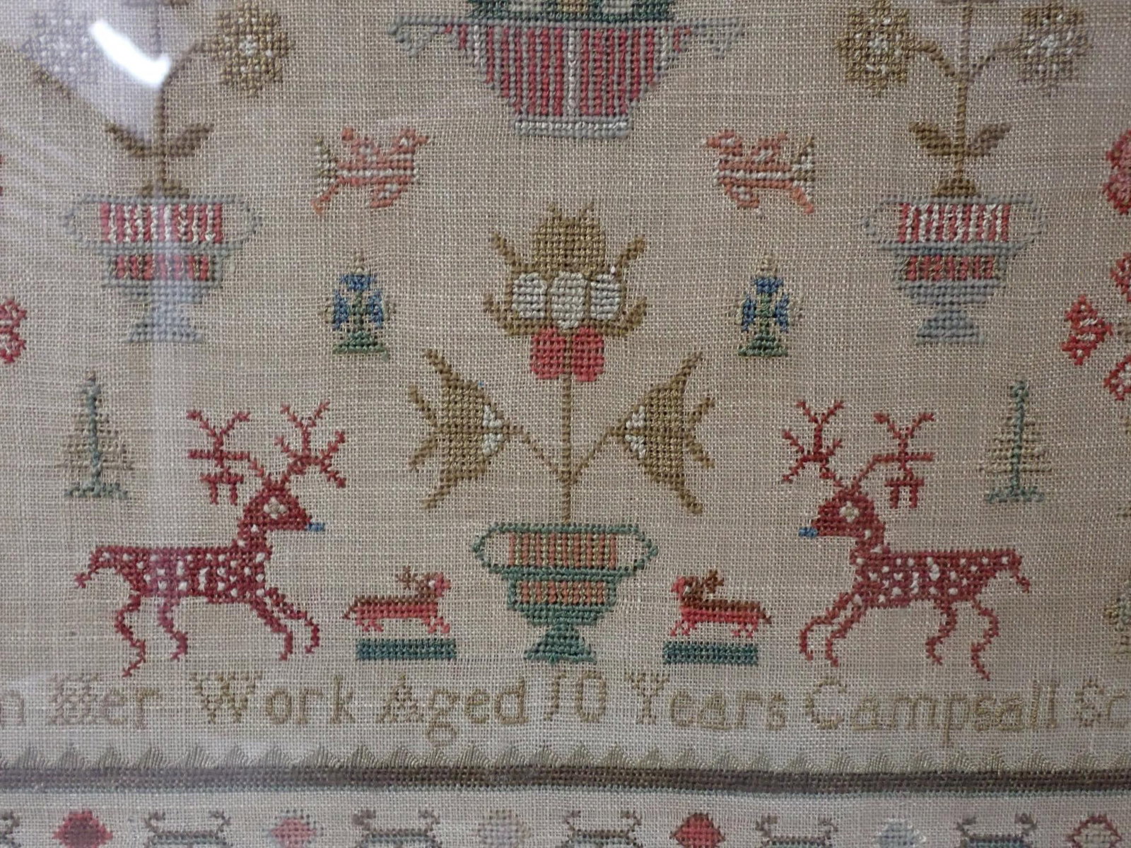 1820 Ann Dodgson sampler - 2