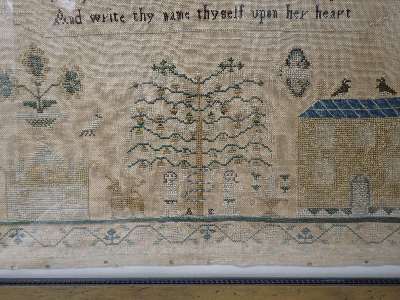 1811 Mary Jane Kirkpatrick Sampler - 6