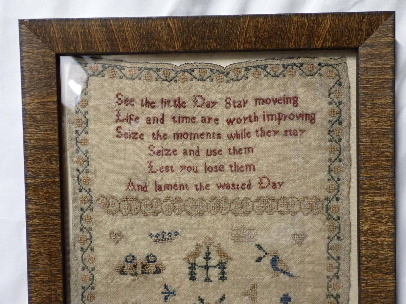 1841 Emma Pocock Sampler - 4