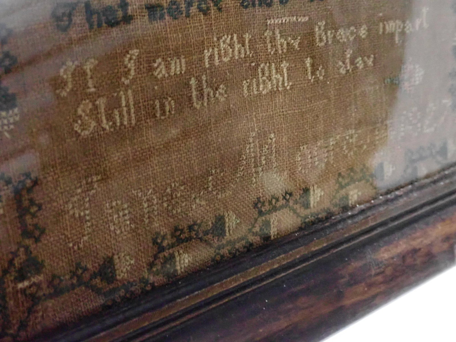 1827 Jane Moore Sampler - 6
