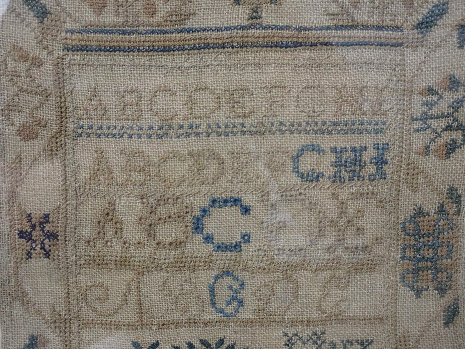 1843 Mary Swartz Sampler - 4