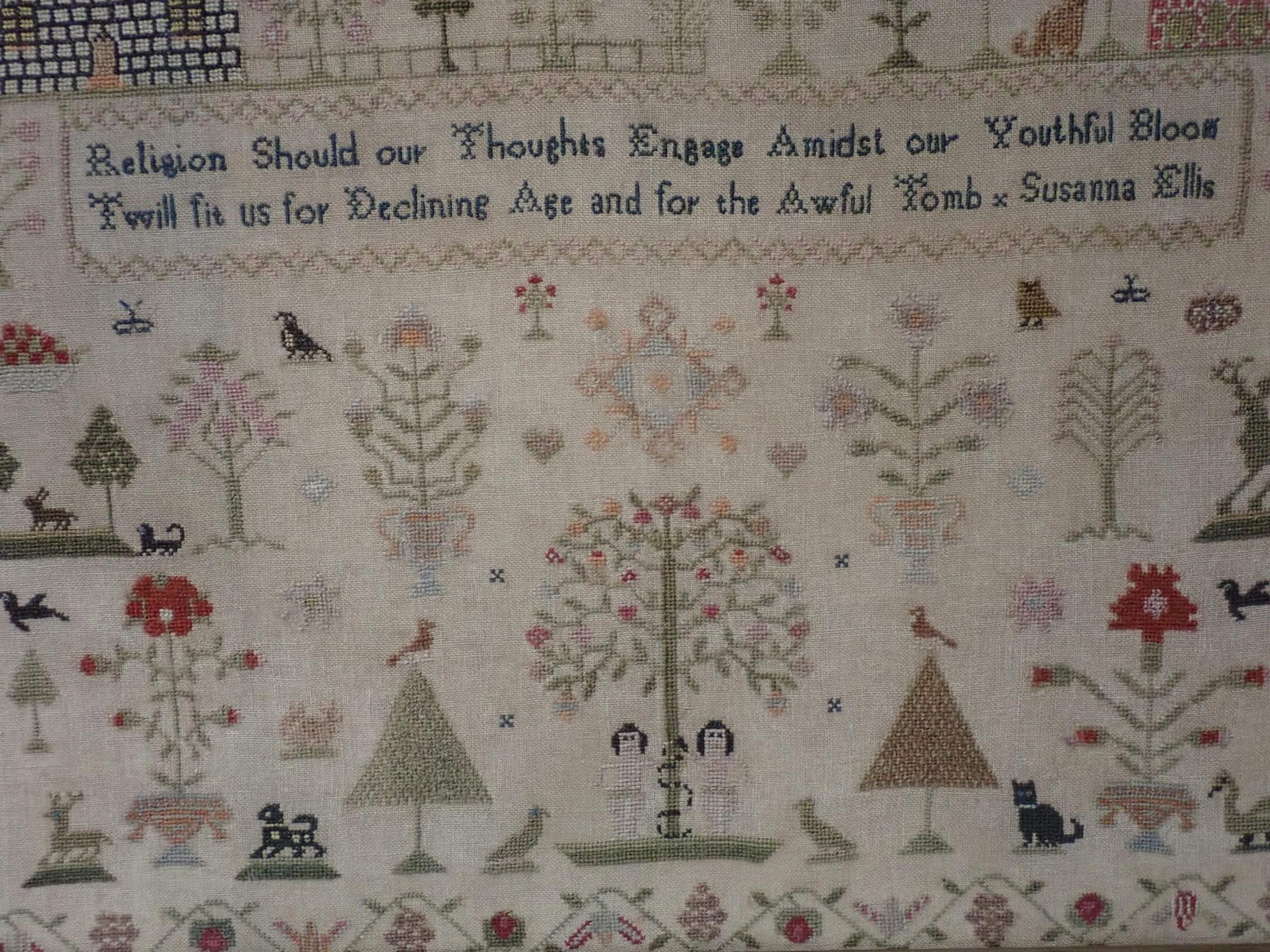 1836 Mary Wasden Sampler - 2