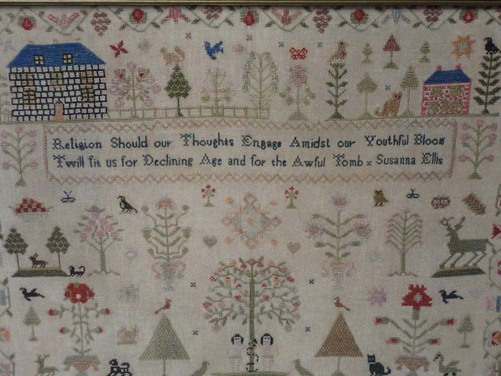 1836 Mary Wasden Sampler - 3
