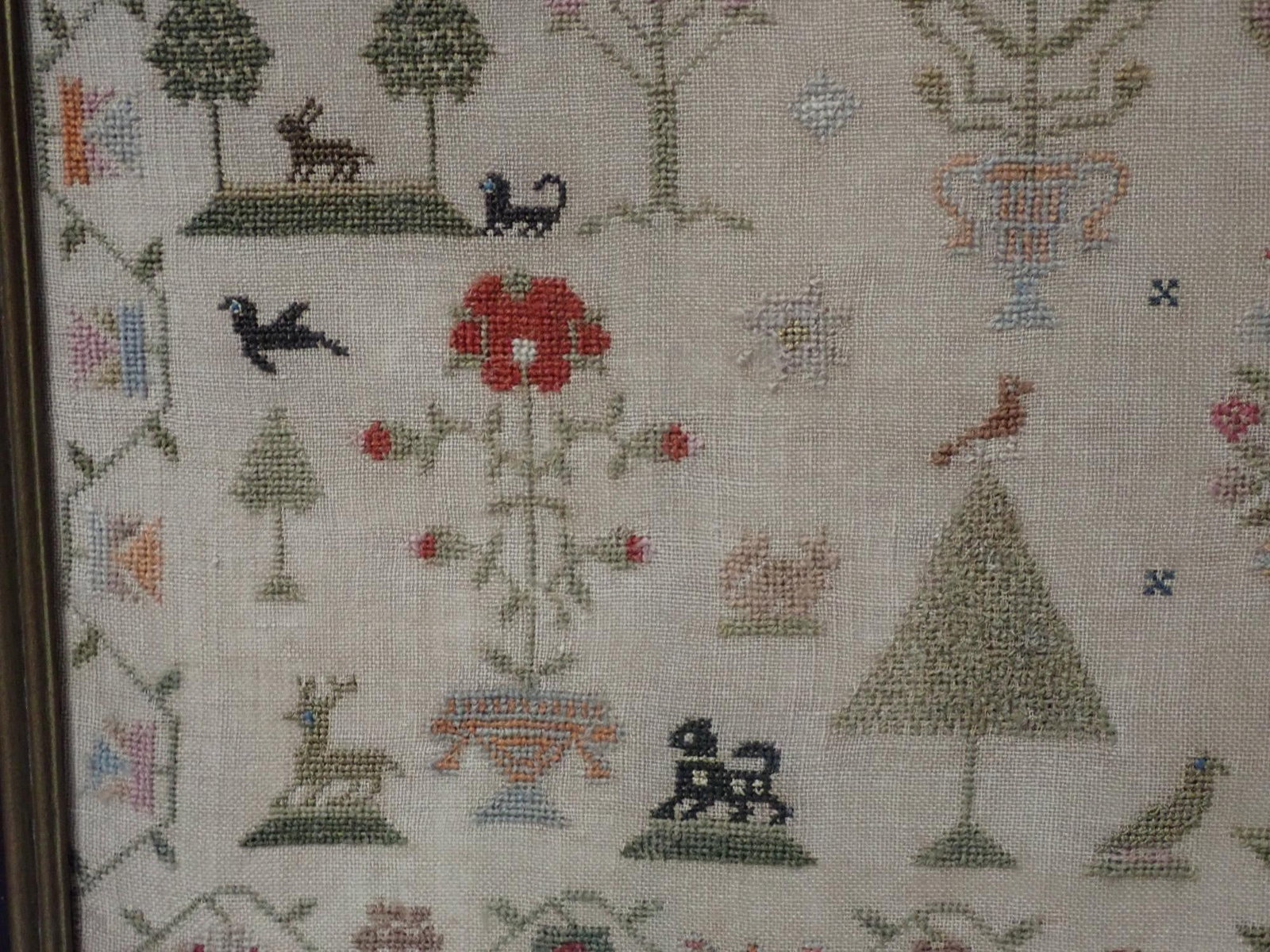 1836 Mary Wasden Sampler - 7