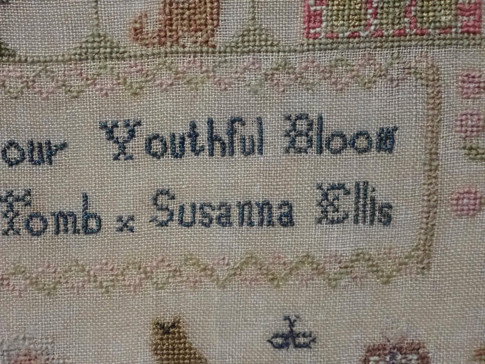 1836 Mary Wasden Sampler - 8