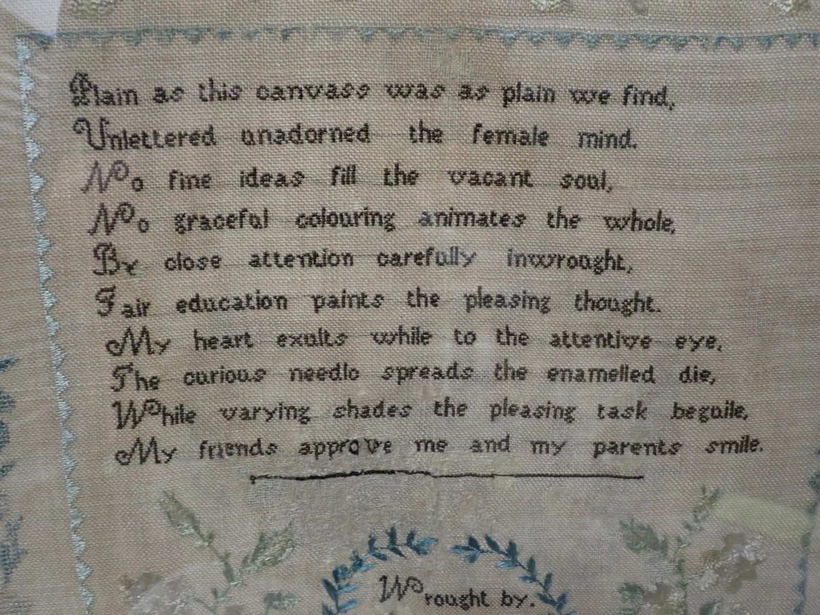 1834 Adeline Dike Sampler - 3