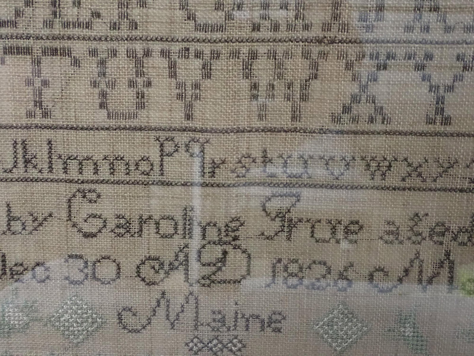 1837 Caroline True Sampler - 3