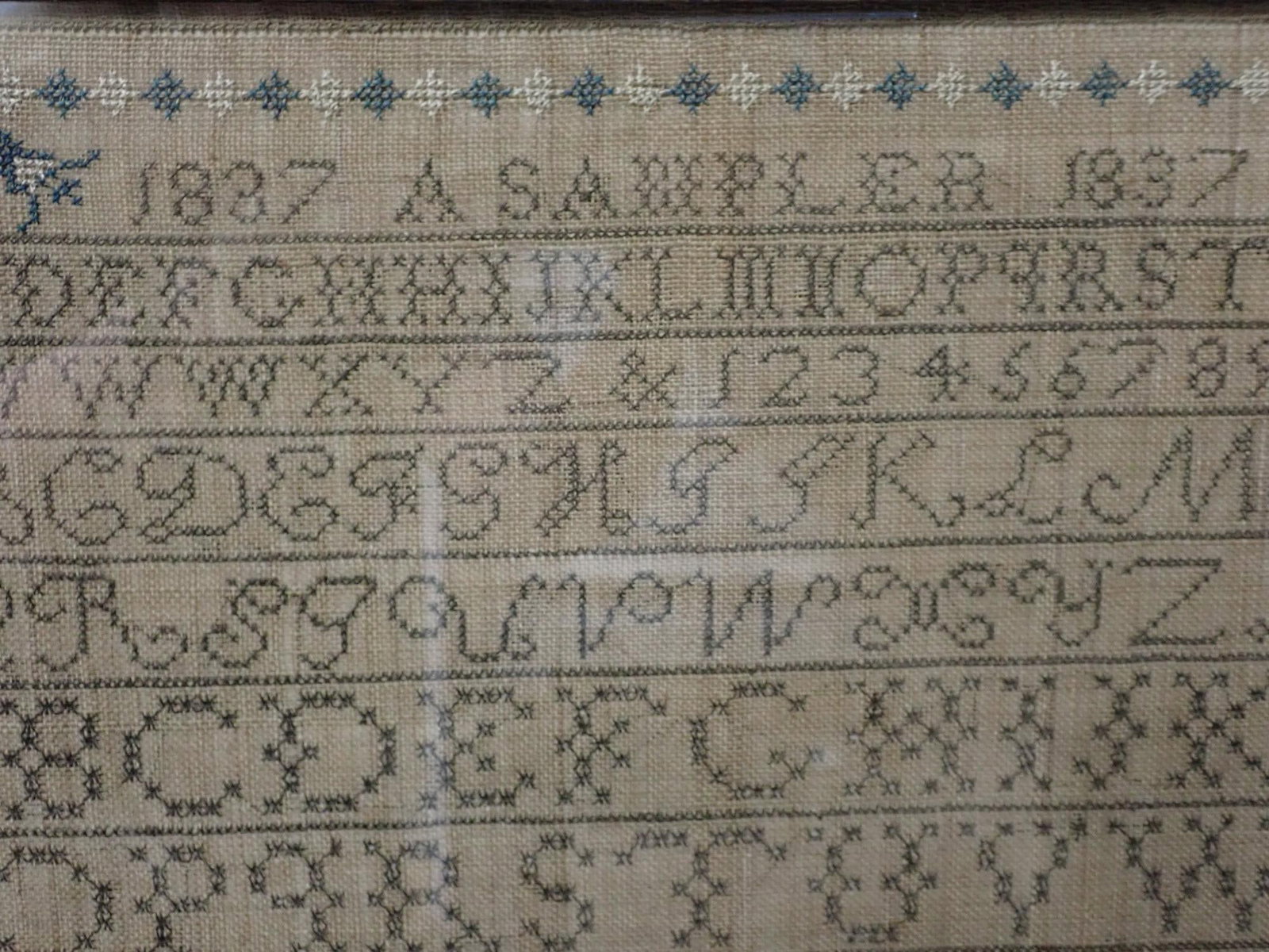 1837 Caroline True Sampler - 4