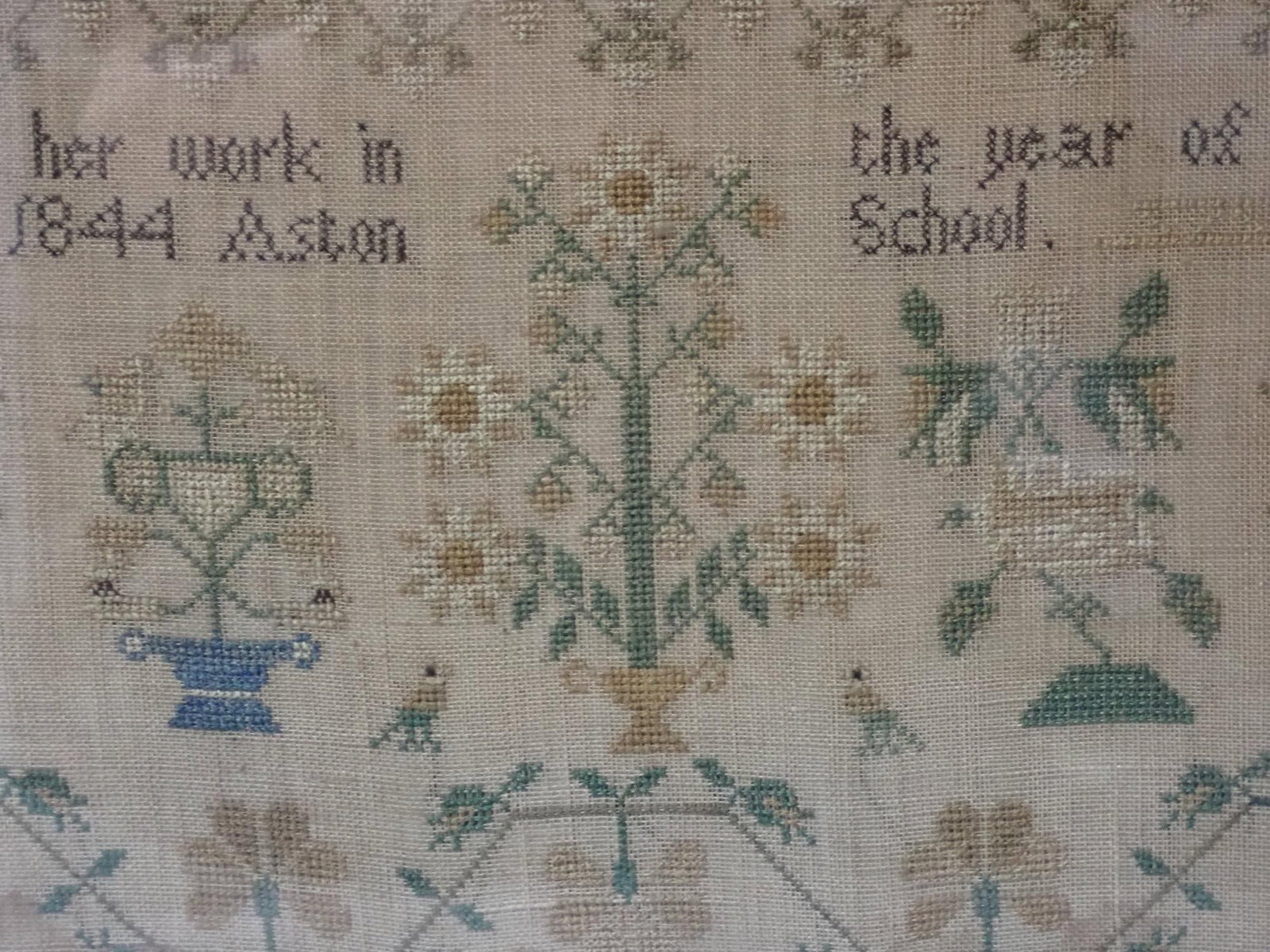 1844 Ann Lambe Sampler - 4
