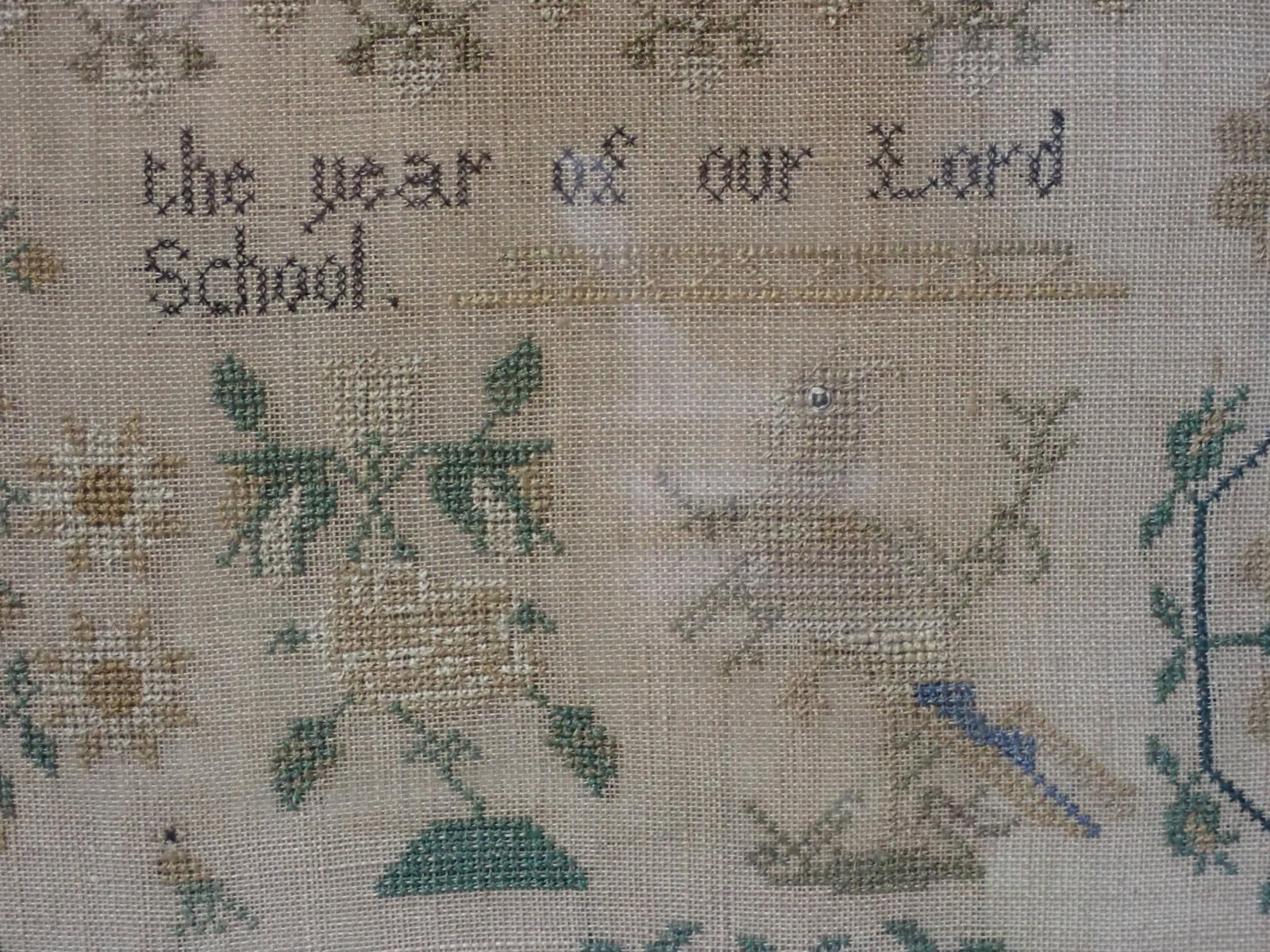 1844 Ann Lambe Sampler - 6