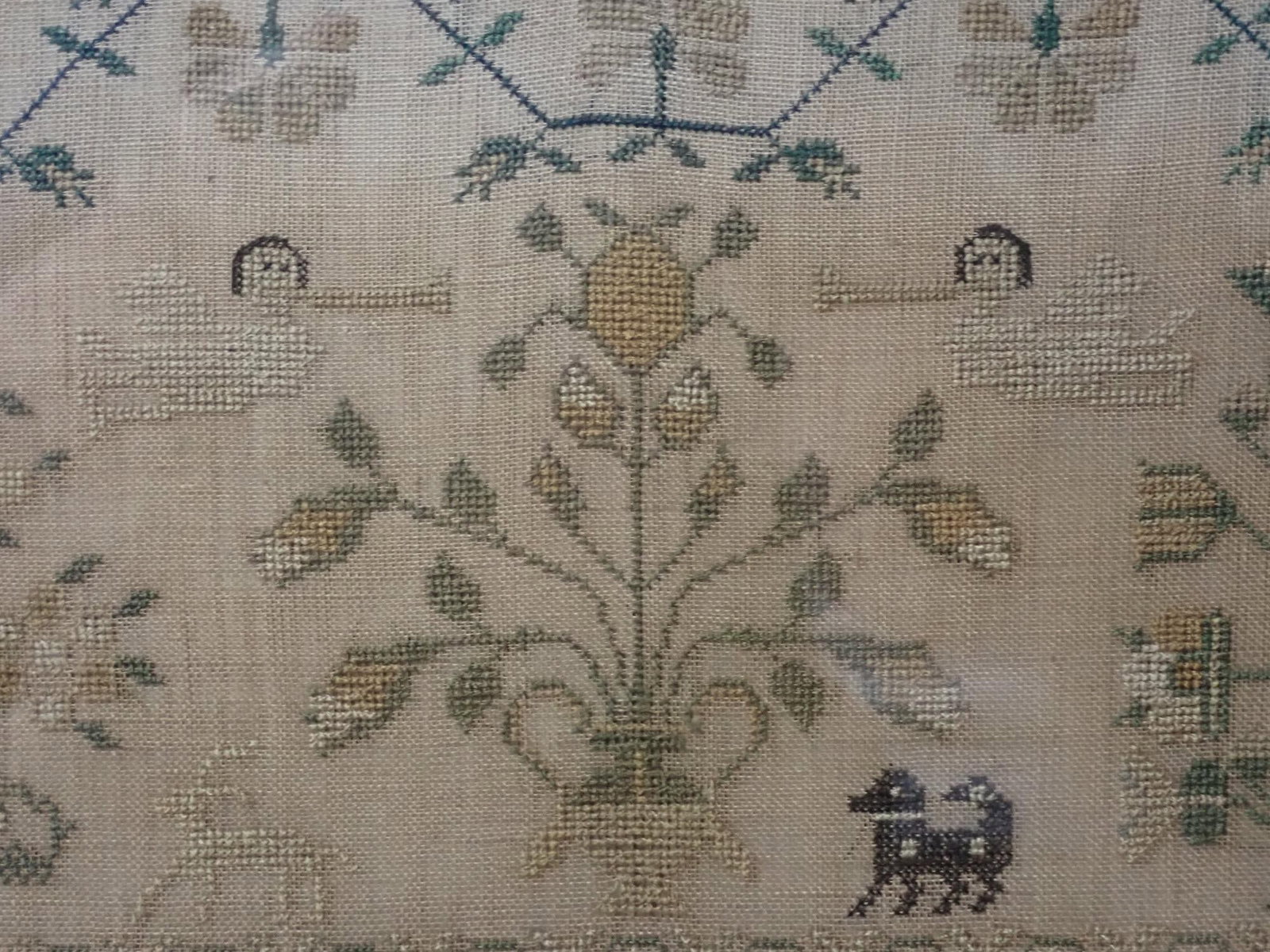 1844 Ann Lambe Sampler - 8
