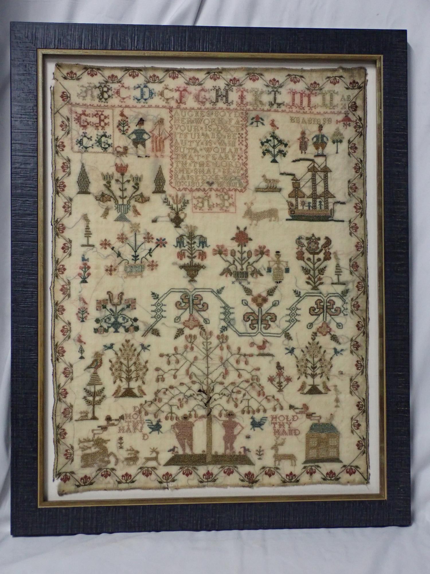1809 Agnes Boyd Sampler - 2