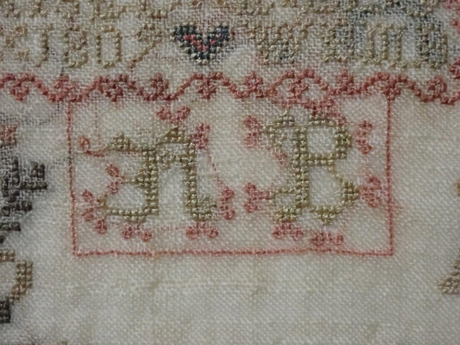 1809 Agnes Boyd Sampler - 9