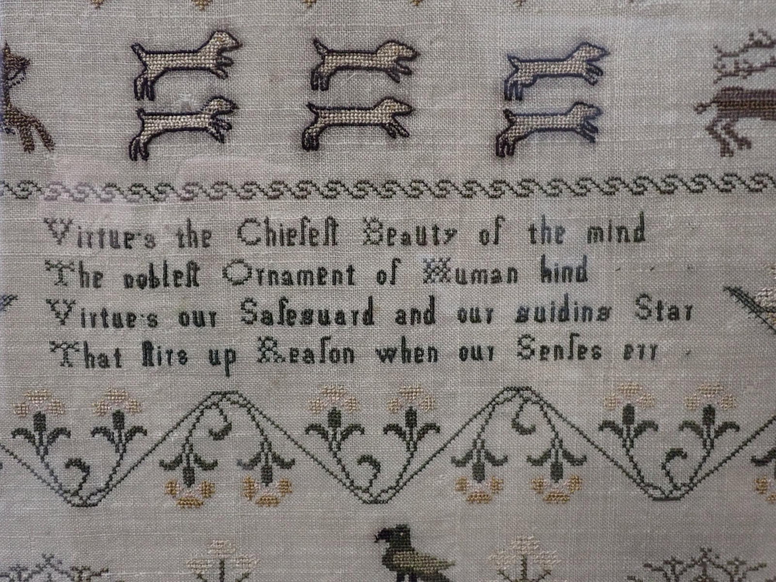 1801 Elizabeth Hurry Sampler - 3