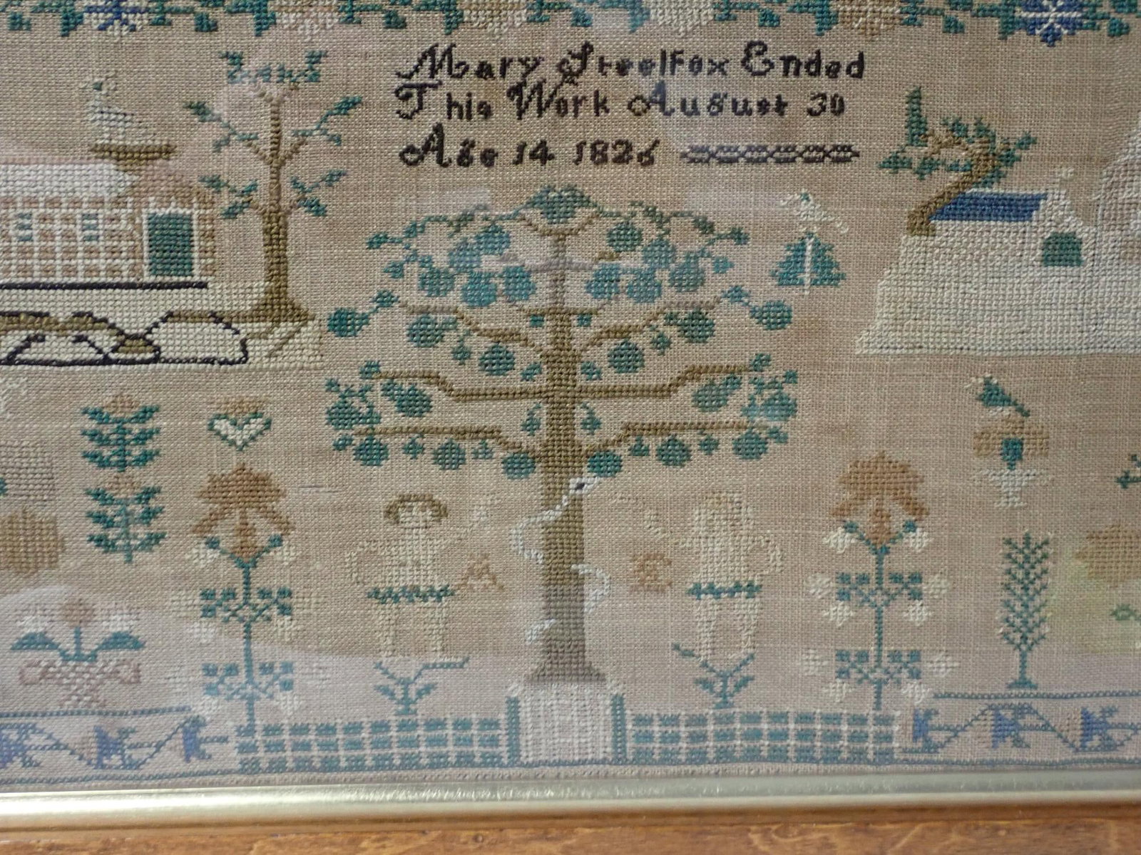1826 Mary Steelfox Sampler - 5