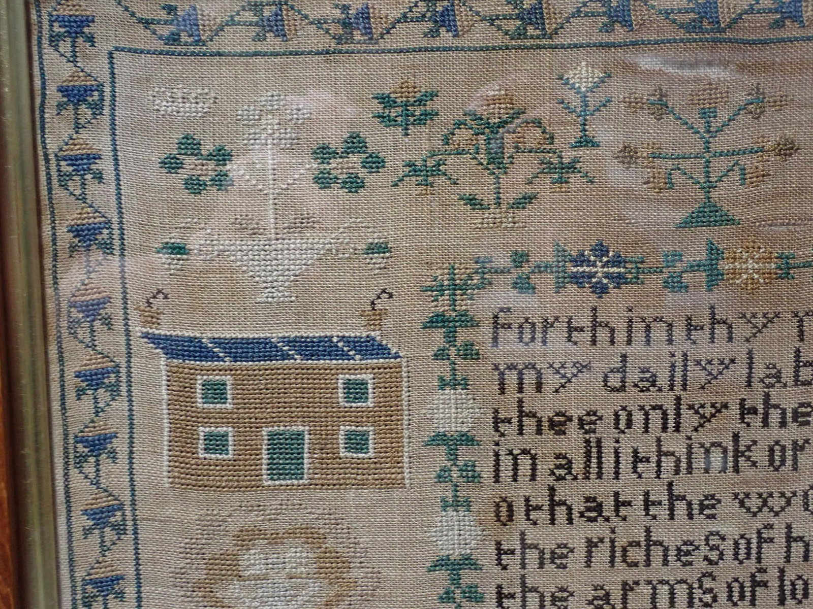 1826 Mary Steelfox Sampler - 8