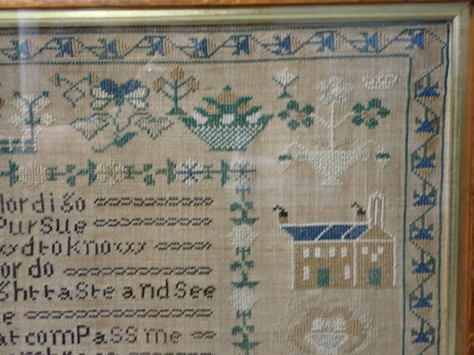 1826 Mary Steelfox Sampler - 9