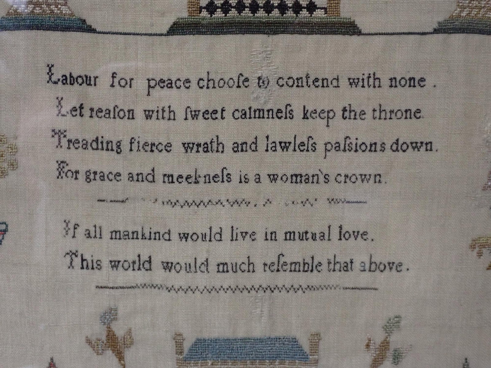 1807 Elizabeth Keay Sampler - 4
