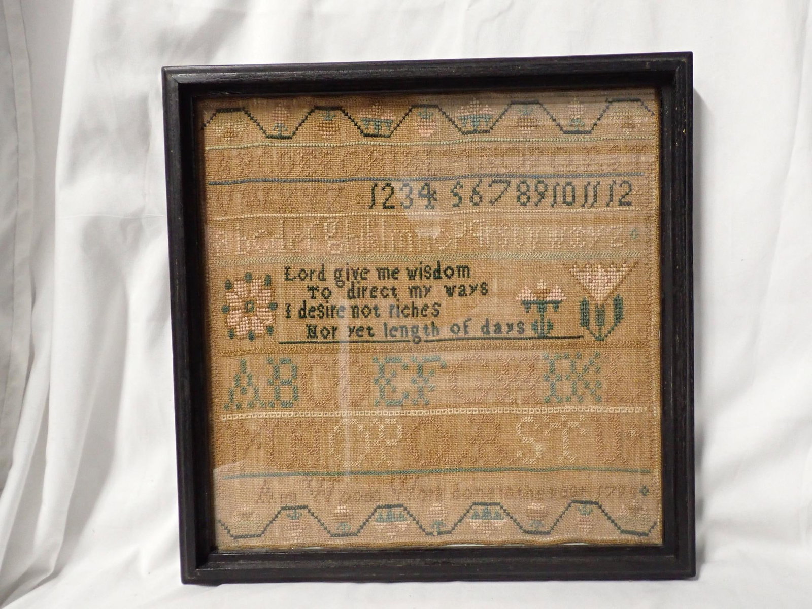 1799 Ann Woods Sampler - 2