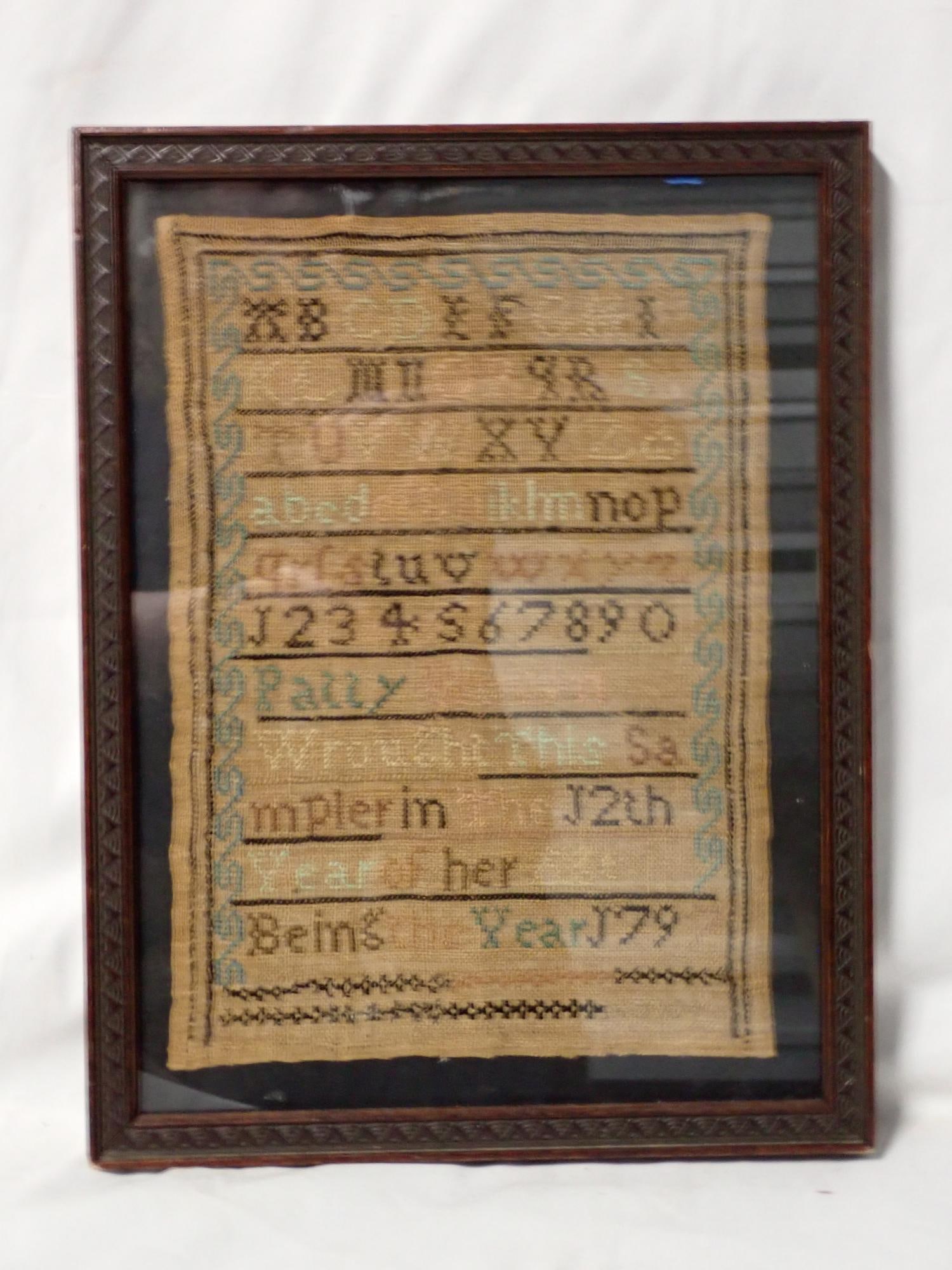 1797 Patty Brown Sampler - 2