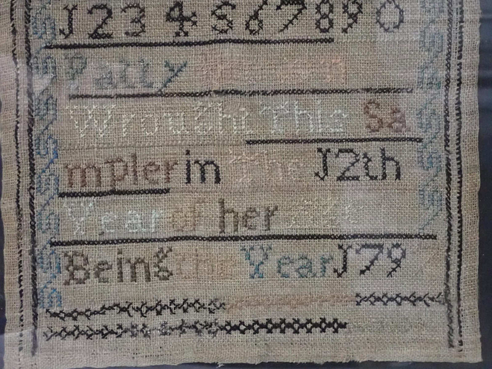 1797 Patty Brown Sampler - 3