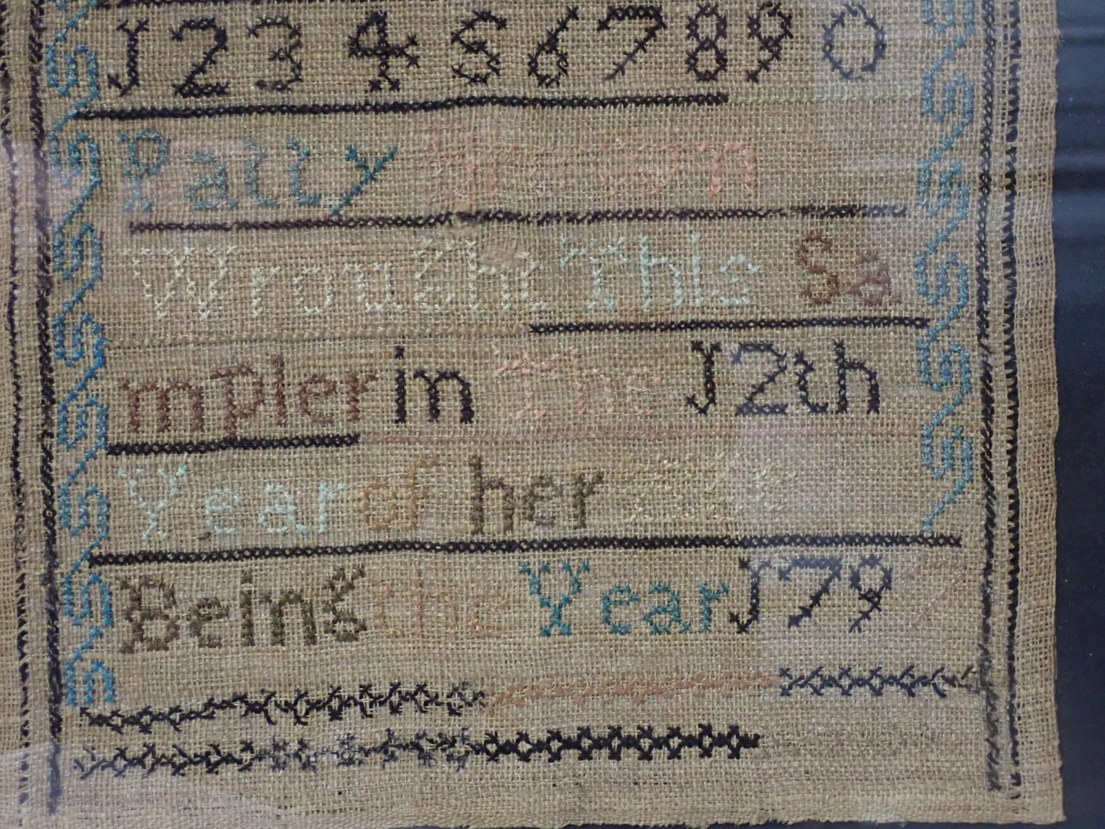 1797 Patty Brown Sampler - 4