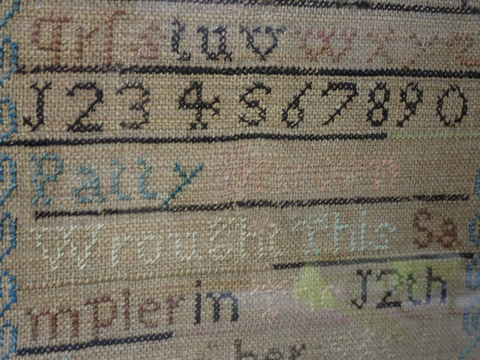 1797 Patty Brown Sampler - 8