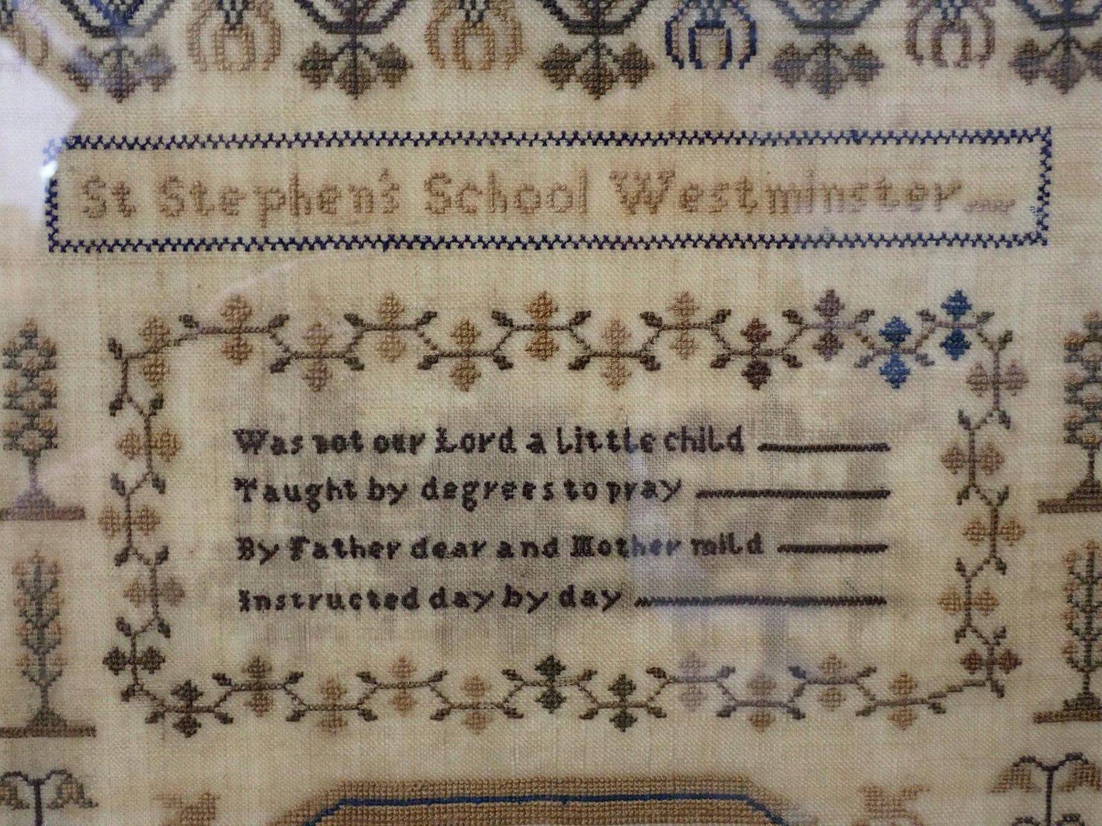 1818 Mary Leggett Sampler ?? - 3