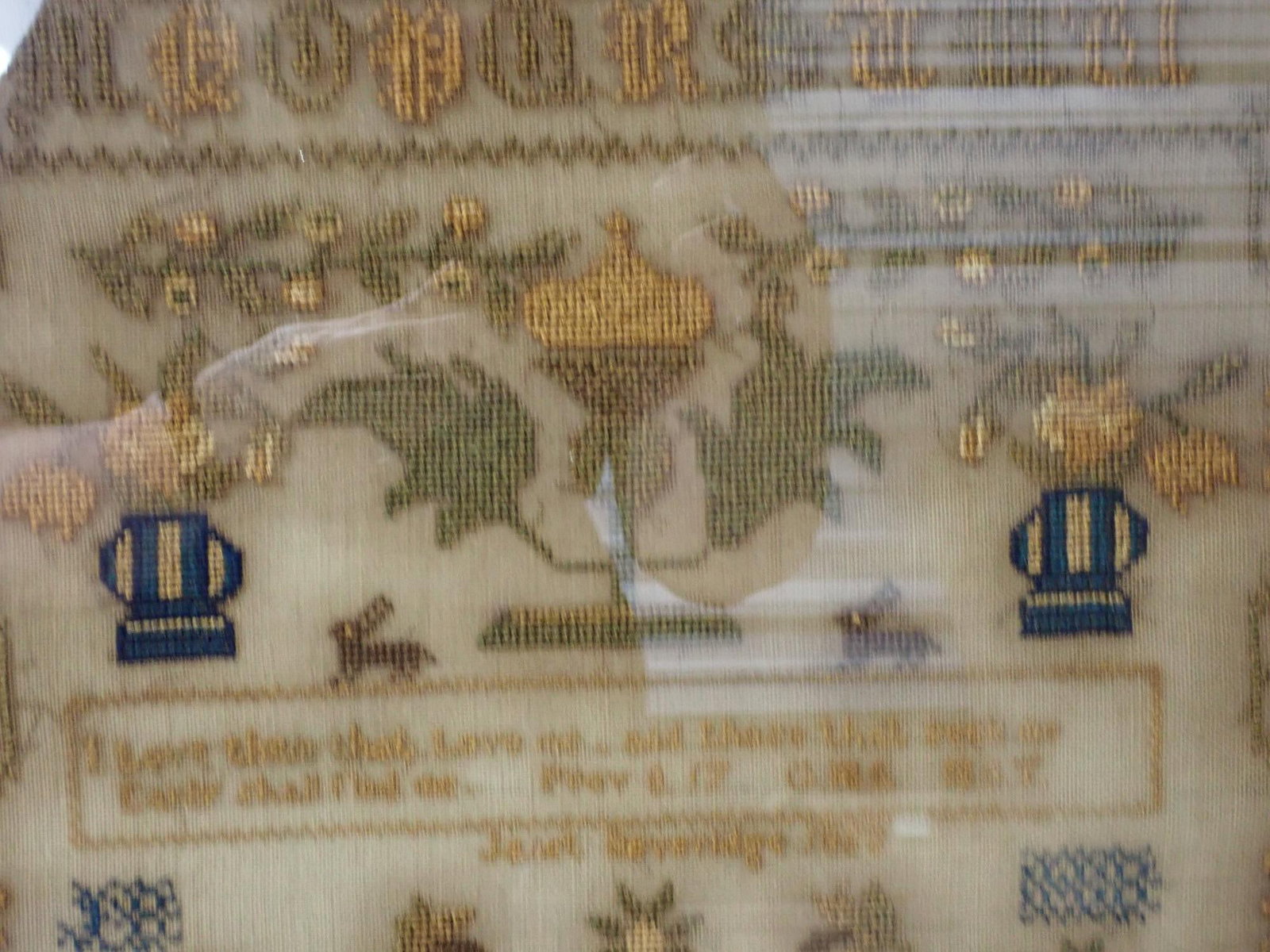 1858 Janet Severide Sampler - 5