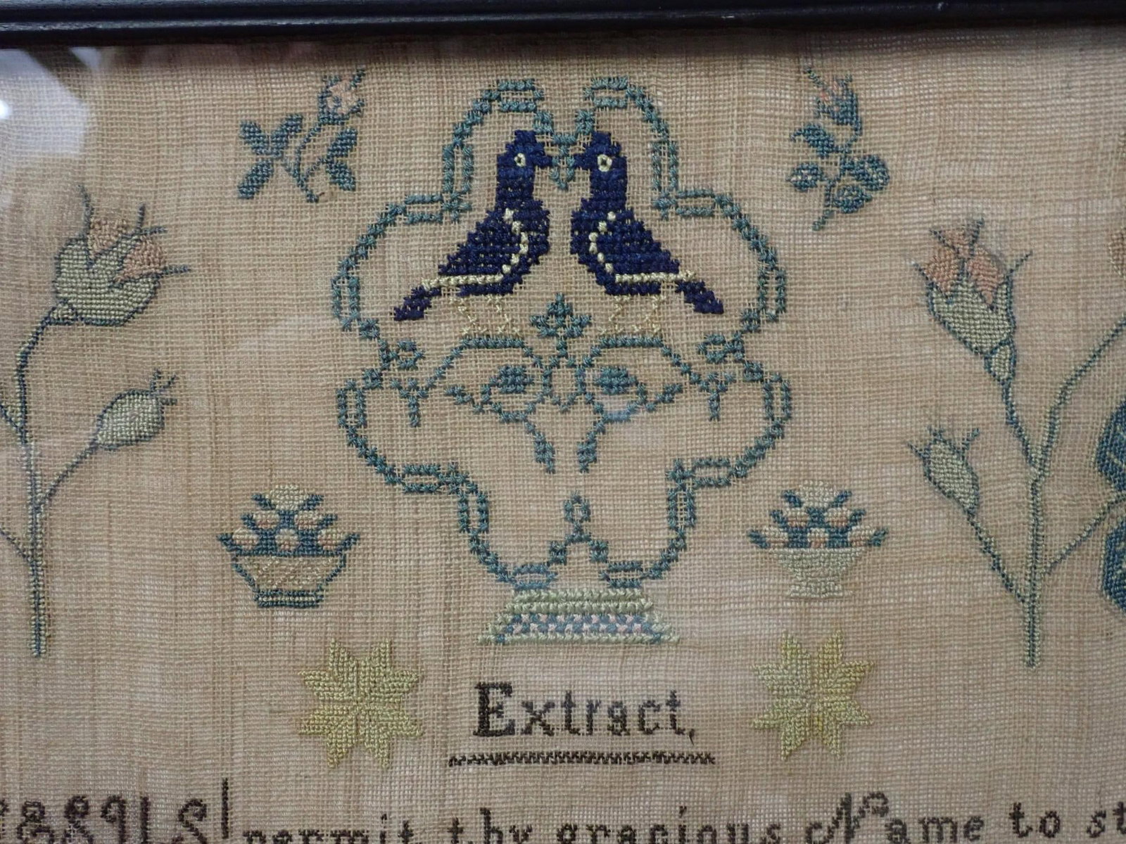 1824 Susanne Evans Sampler - 4
