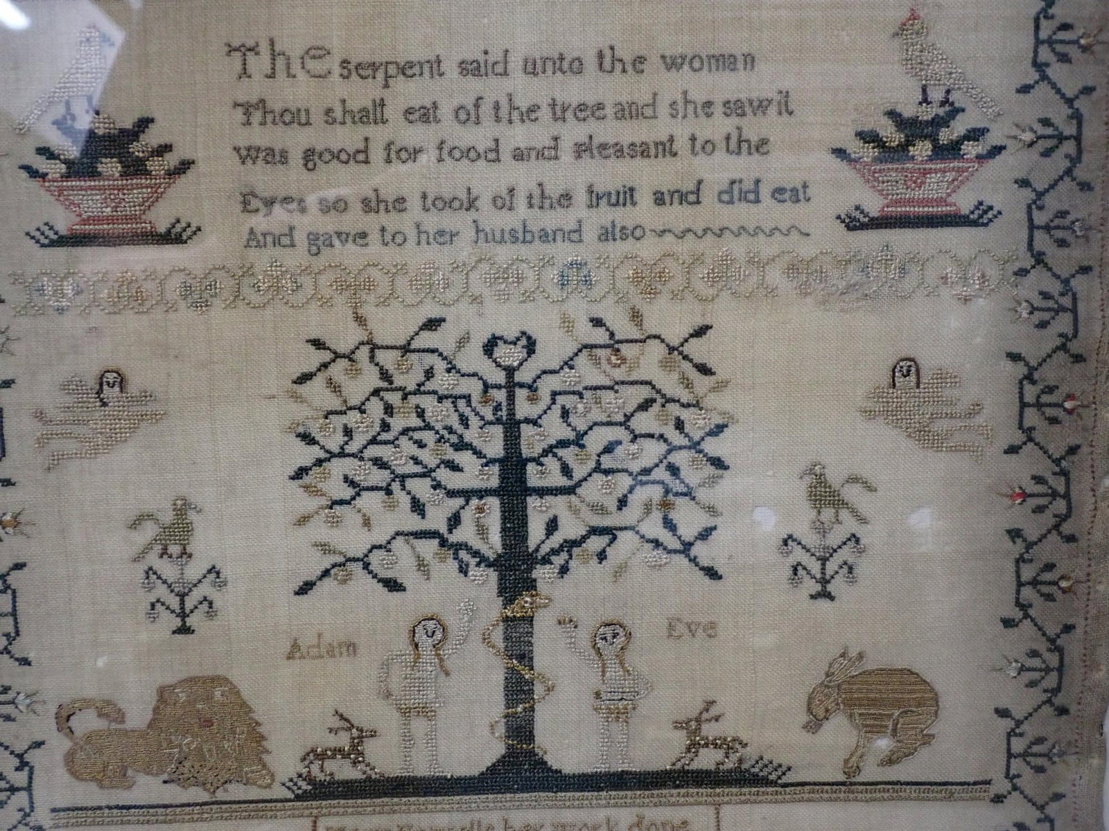 1811 Mary Howells Sampler - 4