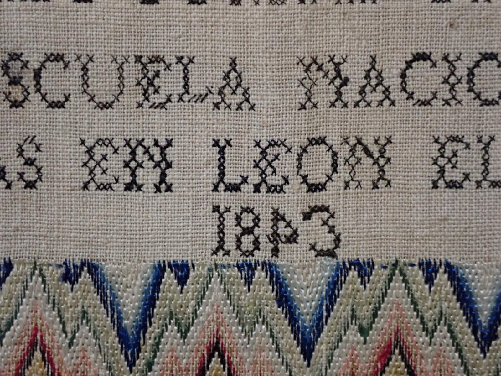 1843 Josefa Oyteca Sampler - 4