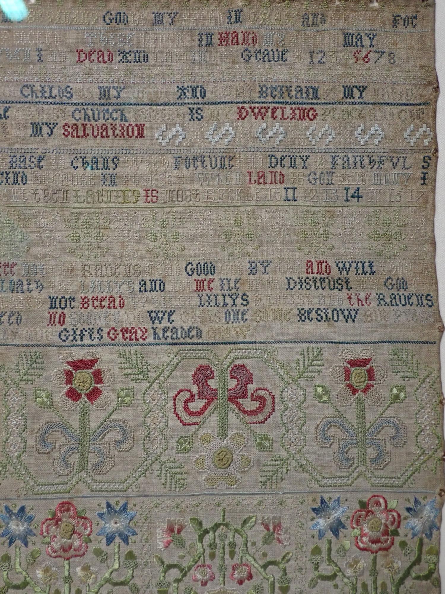 1600(s) Ann Child Sampler/Sampler - 3