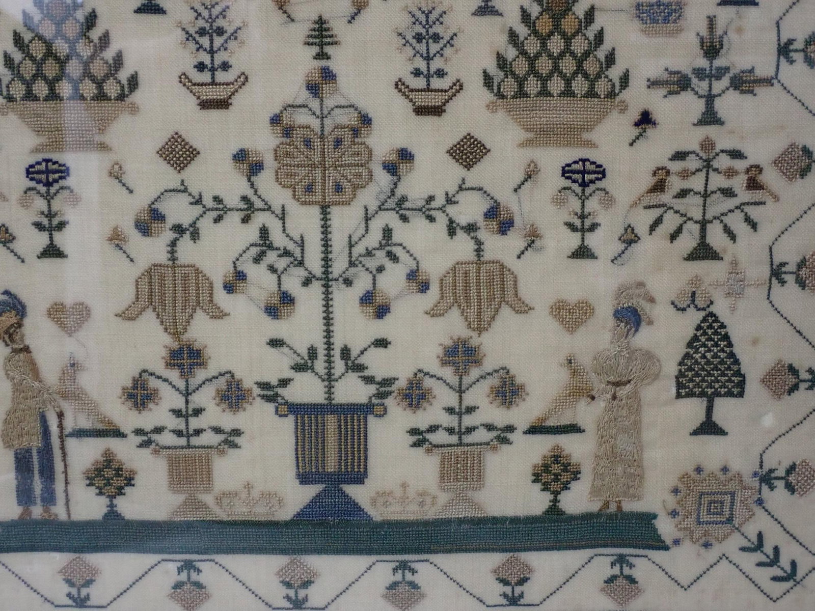 1832 Mary Lewis Sampler - 3