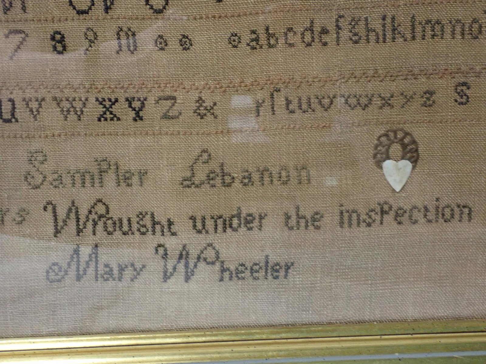 1828 Elizabeth M Eighmy Sampler - 4