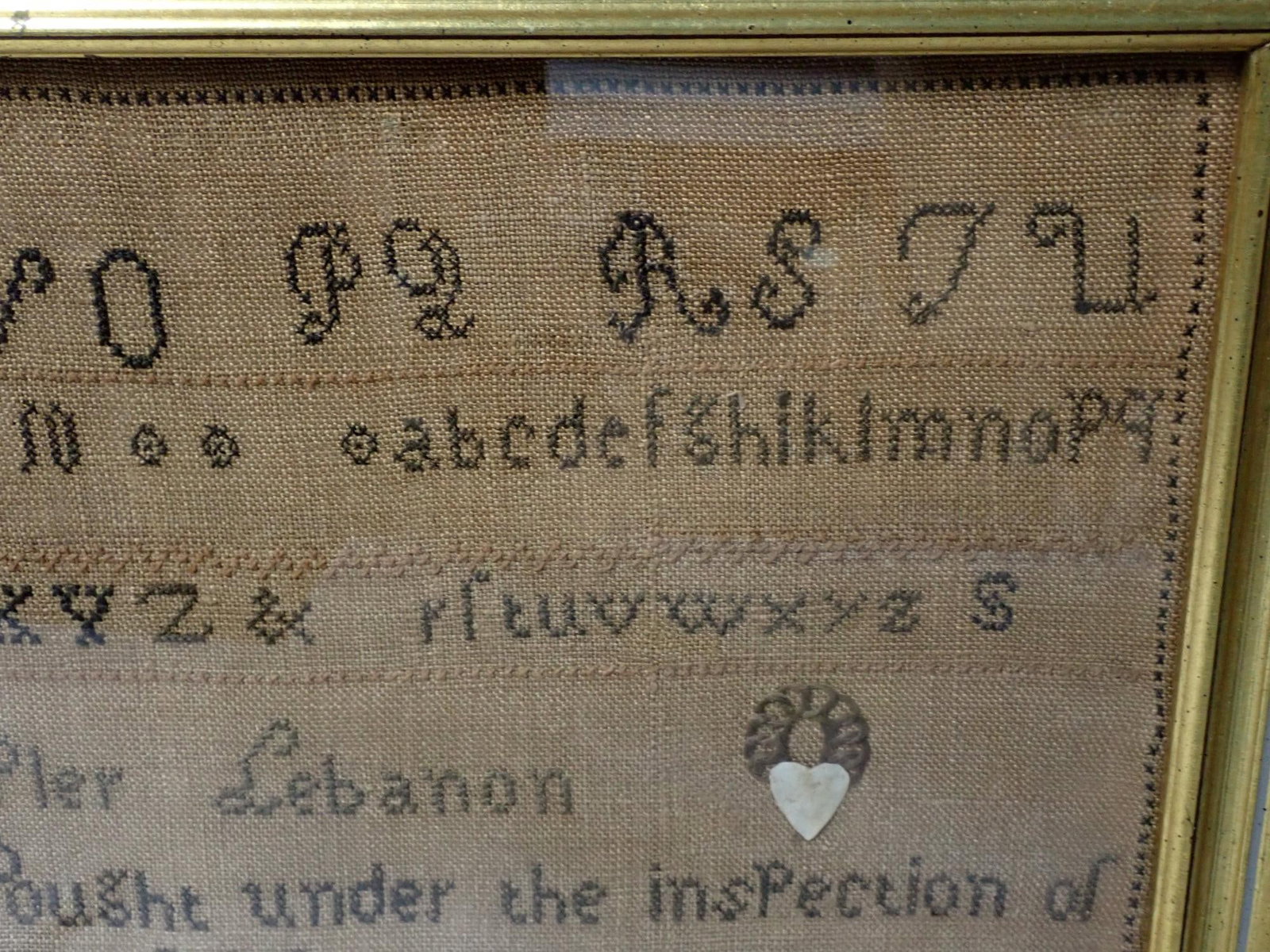 1828 Elizabeth M Eighmy Sampler - 7