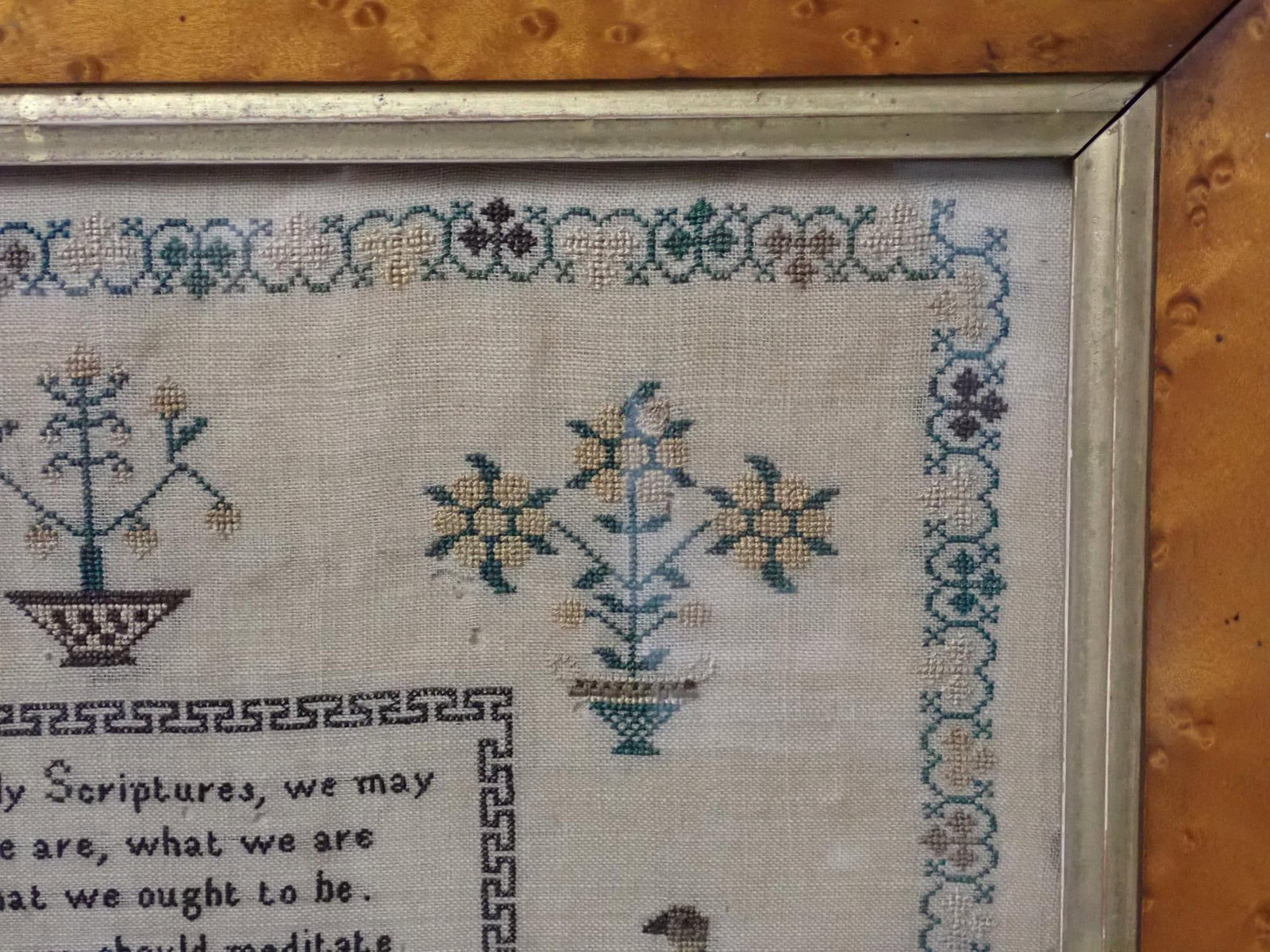 1854 Catherine Stowe Sampler - 5