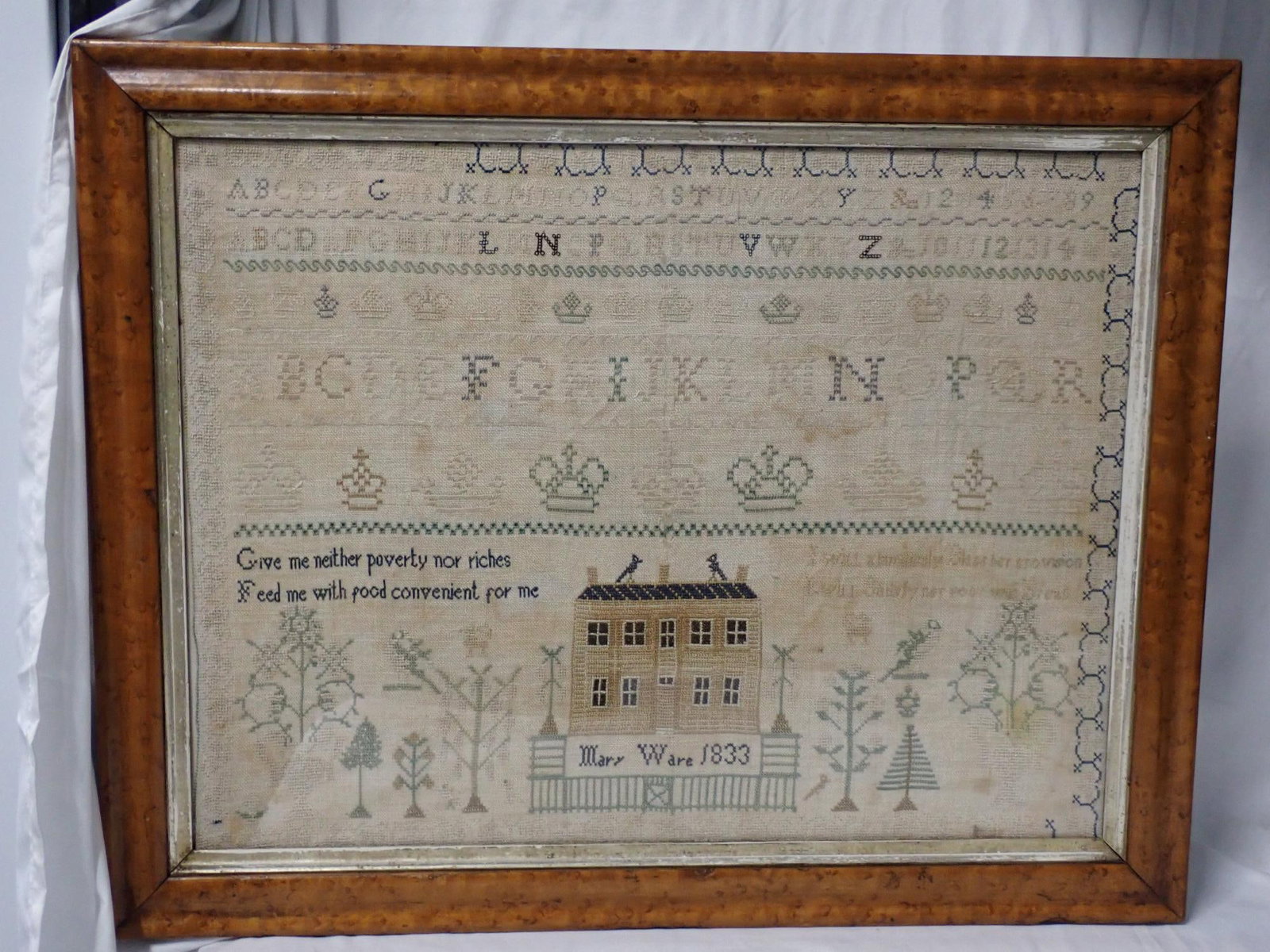 1833 Mary Ware Sampler (1 of 7)
