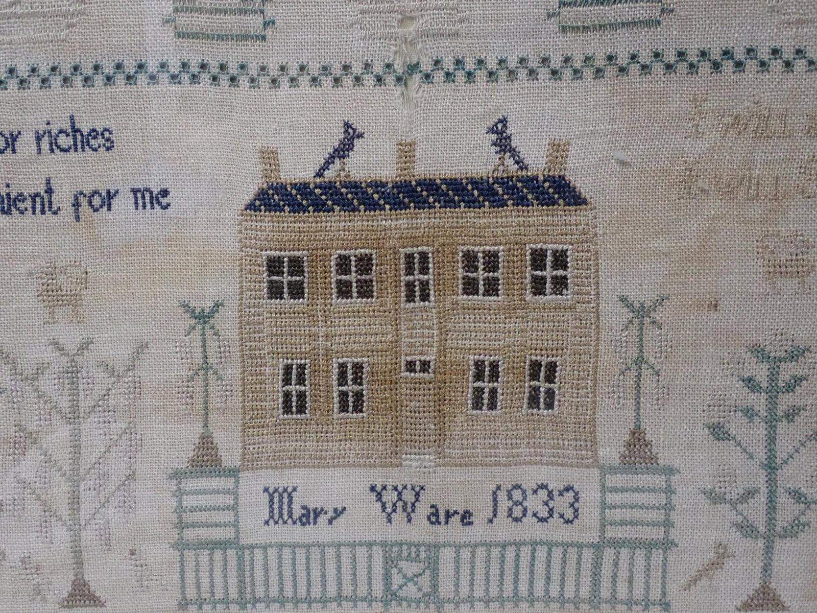 1833 Mary Ware Sampler - 3