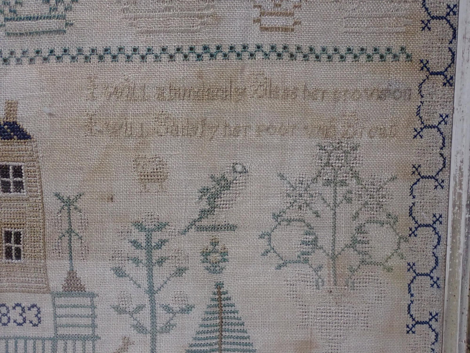 1833 Mary Ware Sampler - 5